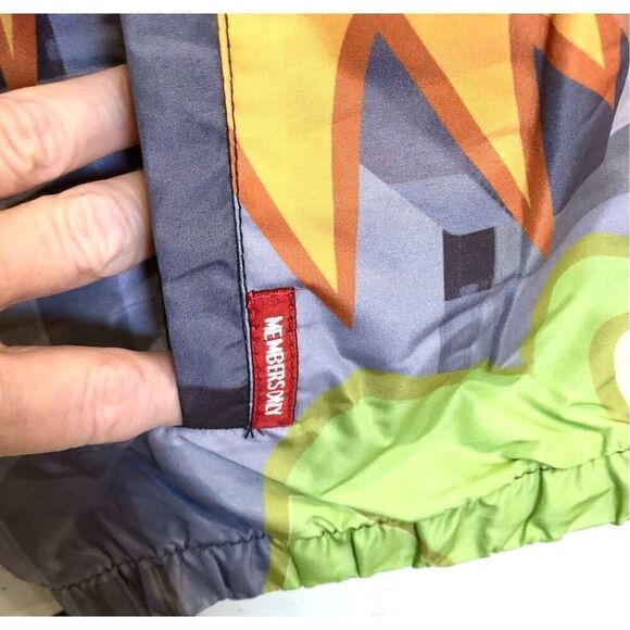 MEMBERS ONLY -M Sz M - NWT Scooby Doo & Shaggy Full-Zip Hooded Windbreaker/Black - Picture 5 of 16